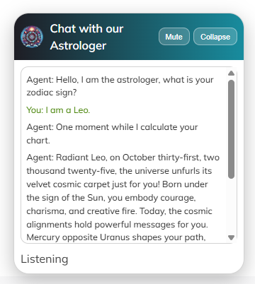 Astrology Voice Ai